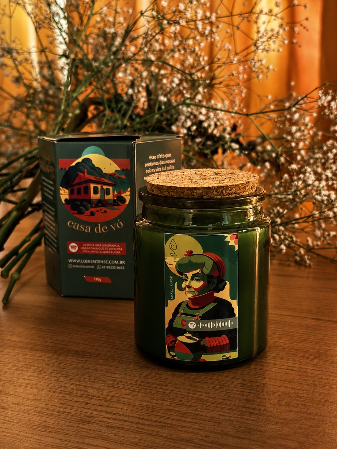 Vela aromática Chá da Tarde